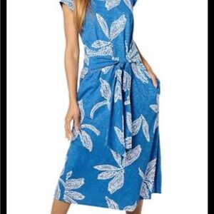 Denim & co swoop waist tie dress small